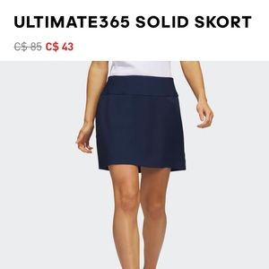 ADIDAS GOLF SKORT WITH FRONT POCKETS AND A WIDE WAISTBAND